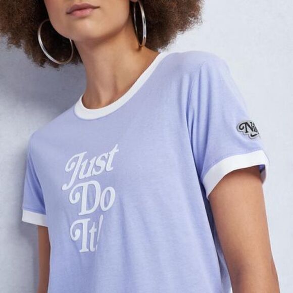 Nike Sportswear NSW Retro Femme Ringer Tee Shirt - Picture 3 of 7